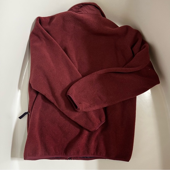 Patagonia Vintage Synchilla Men Size XL Red Rust Zip Made in USA - Picture 2 of 5